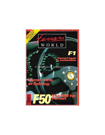 1995 FERRARI WORLD MAGAZINE 27 ENGELS