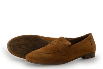 Manfield Loafers in maat 39 Beige, Kleding | Dames, Verzenden, Beige, Overige typen, Manfield