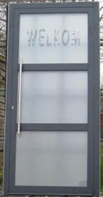 aluminium voordeur , buitendeur , deur 104 x 220, Doe-het-zelf en Bouw, Ophalen of Verzenden, Nieuw, Glas