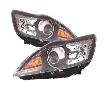 PHARES XENON POUR FORD FOCUS III 08-10 FOND NOIR, Verzenden