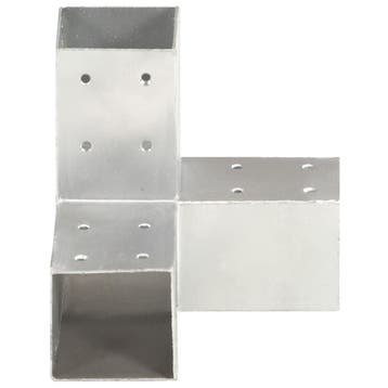 vidaXL Paalverbinding Y-vorm 71x71 mm gegalvaniseerd metaal, Verzenden, Nieuw