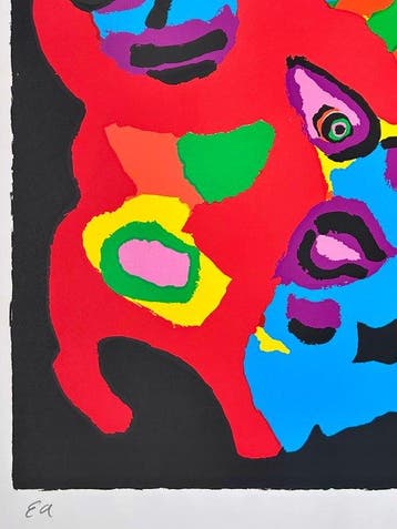 Karel Appel (1921-2006) - Chien de Face
