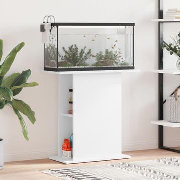 vidaXL Aquariumstandaard Wit 75x36x72,5 cm Bewerkt Hout, Verzenden
