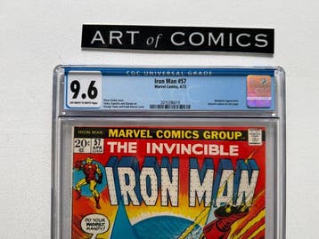 Iron Man #57 - Mandarin, Unicorn appearance - CGC 9.6 - 1, Nieuw