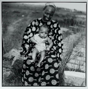 Sanlé Sory (1943–2023) - Mère et bébé - 1974 (Signé à la