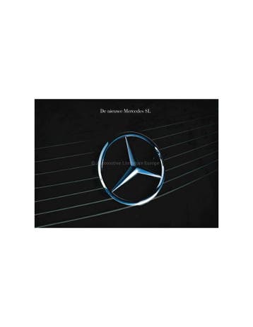 1989 MERCEDES BENZ SL BROCHURE NEDERLANDS, Ophalen of Verzenden