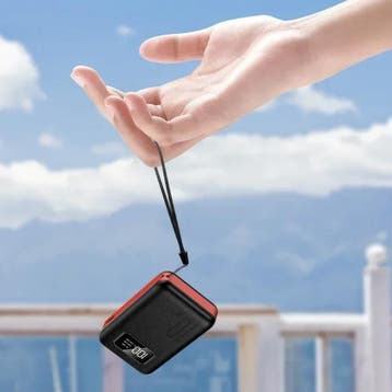 Mini Powerbank 10.000mAh - Dual 2x USB Poort - LED Display, Verzenden, Nieuw, OLOEY