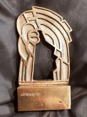 Pietro Consagra - Sculpture, Trofeo Renault - 9 cm - Bronze, Antiquités & Art