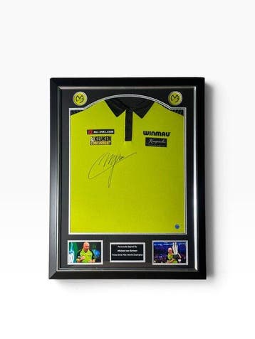Michael van Gerwen - Premium Frame - Gesigneerde officiële, Nieuw