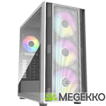 Cooler Master MasterBox 600 White, Verzenden, Nieuw