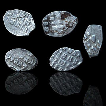 Rusland. 1 Kopek Rusia. Kopek Plata, Pedro I el Grande,