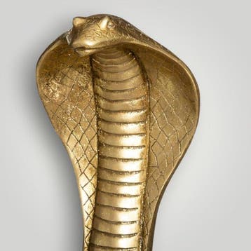 RED - sculptuur, Snake Gold 24k - 37 cm - PVC - 2025