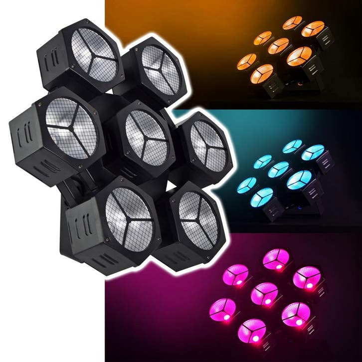 Citronic CosmoPAR: 7x40W COB LED RGBW PAR-licht, Muziek en Instrumenten, Licht en Laser