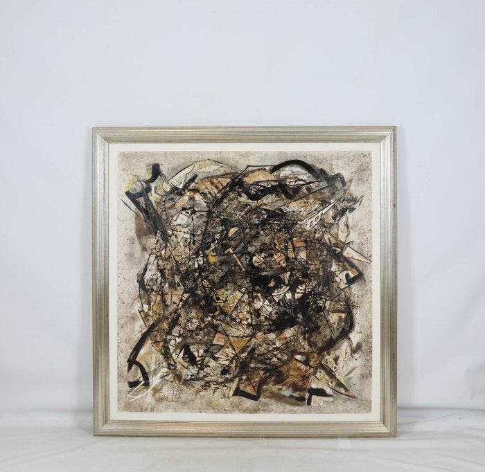 Gerard Marinus Verkerke (1952) - A people dream with no, Antiek en Kunst, Kunst | Schilderijen | Modern