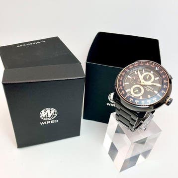 Seiko - WIRED Multi-Function 20 BAR Black & Rose Gold -