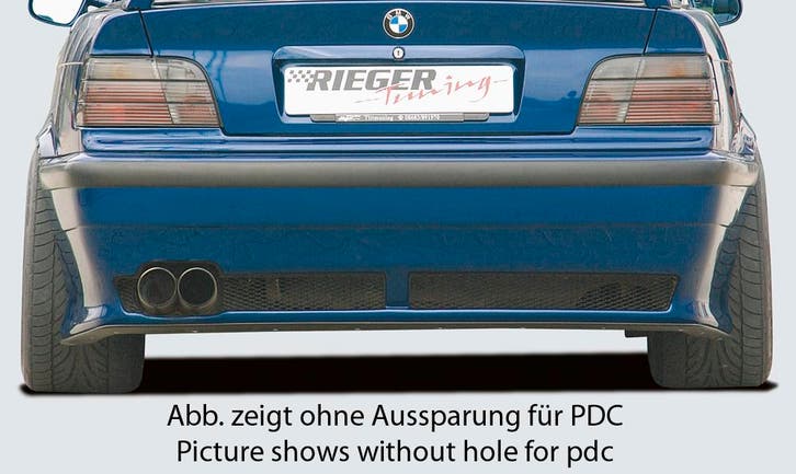 Rieger achterbumper | 3er E36: - Cabrio, Coupe, Lim., Tourin, Autos : Pièces & Accessoires, Carrosserie & Tôlerie, Envoi