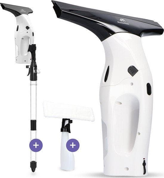 2dekans | Motionflow Vacuüm Raamwisser met verlengstuk 61cm, Huis en Inrichting, Schoonmaakartikelen, Ophalen of Verzenden