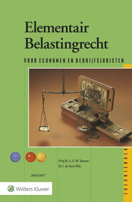 Elementair Belastingrecht 2016/2017 9789013136005, Boeken, Wetenschap, Gelezen, Verzenden
