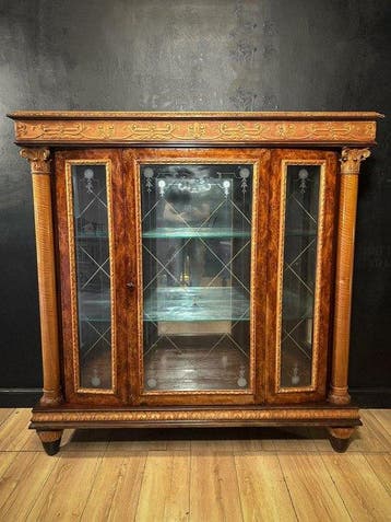 Vitrine - Bois, Verre, Antiquités & Art