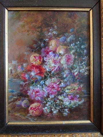 Fausto Antonioli (1814-1882) - Floral still life