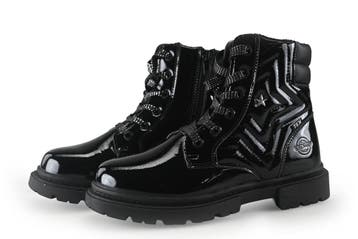 S.oliver Veterboots Meisjes in maat 33 Zwart, Verzenden, Jongen of Meisje, Schoenen, Zo goed als nieuw