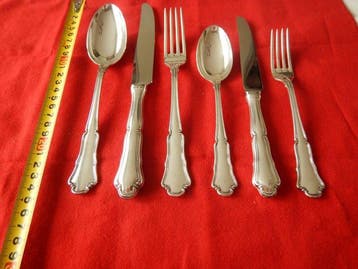 ISA Italy - Clementi - Bestekset (60) - zilver - .800 zilver, Antiek en Kunst