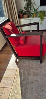 Gervasoni - Paola Navone - Fauteuil - Katoen, Walnoot