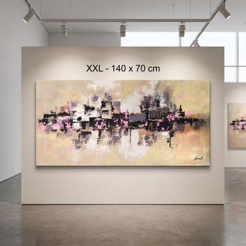 Monika Spiewak - Abstract - Oil Painting Stretched On The