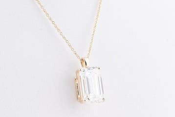 Chaîne - 14 carats Or jaune - 10.10ct. tw. Diamant (Cultivé