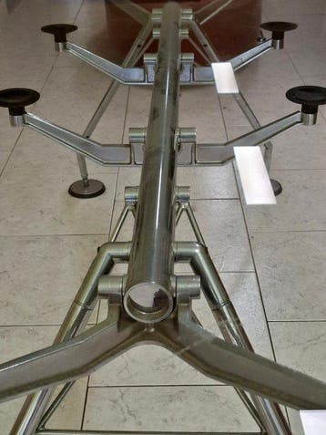 Tecno - Norman Foster - Tafel - Nomos - Staal, Glas