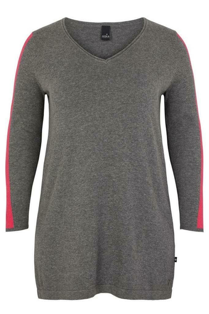 Trui Adia kontrast bies zijmouw maat 54/56, Kleding | Dames, Truien en Vesten, Verzenden