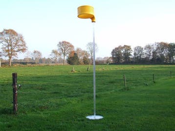korfbalpaal voor op gras met korf ,verstelbaar2,5m3m en 3,5m, Sport en Fitness, Verzenden, Nieuw, Overige typen
