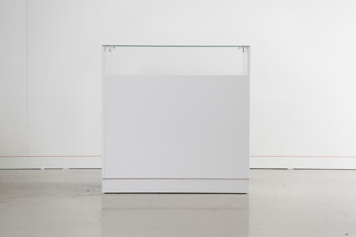 *TIP*  glossy toonbank met vitrineglas 100 cm breed C-PEK-0, Zakelijke goederen, Kantoor en Winkelinrichting | Winkel en Inventaris