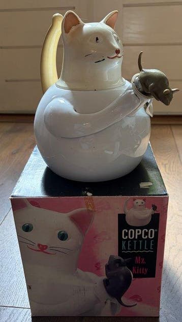Copco - Philippe Starck - Theeketel - Mz. Kitty - Emaille -