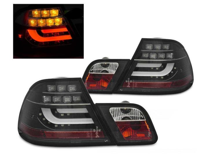 LED achterlichten Black geschikt voor BMW E46 Coupe, Auto-onderdelen, Verlichting, Nieuw, BMW, Verzenden