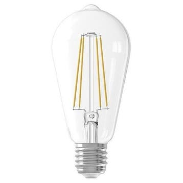 6 Watt E27 LED Filament Lamp ST64 2700K, Verzenden, Nieuw
