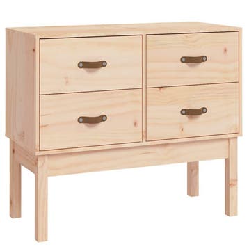 Wandkast 90x40x78 cm massief grenenhout - NU 46% KORTING!..., Verzenden, Zo goed als nieuw, Minder dan 150 cm, Minder dan 100 cm