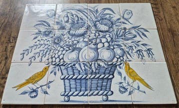 Tegel - Fecit A. Poepjes - 1970-1980 - Tableau Friese