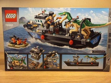 Lego Set - 76942 - Jurassic World - Baryonyx Dinosaur Boat, Nieuw