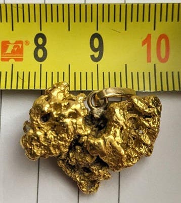 Goud Sieraden - Hoogte: 2.3 cm - Breedte: 2 cm- 13.08 g -