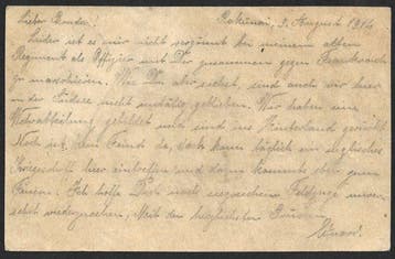 Duits Nieuw-Guinea 1914 - DNG veldpostkaart ° Rabaul 11.8.14, Gestempeld