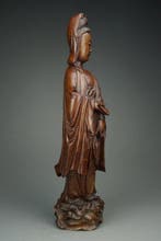 Bodhisattva Guanyin - Hout, Rozenhout - China - Qing