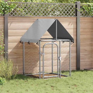 vidaXL Hondenkennel voor buiten met dak 100x100x150 cm, Dieren en Toebehoren, Verzenden, Nieuw
