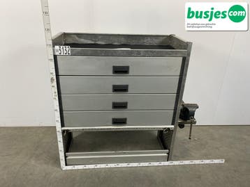 Aluca bedrijfswageninrichting 1010x420x1095mm (3132), Verzenden, Gebruikt