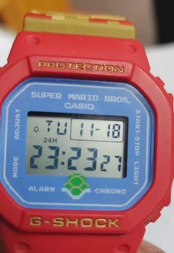 Casio - DW-5600 - Super Mario Bros. Casio G-Shock DW-5600SMB, Nieuw