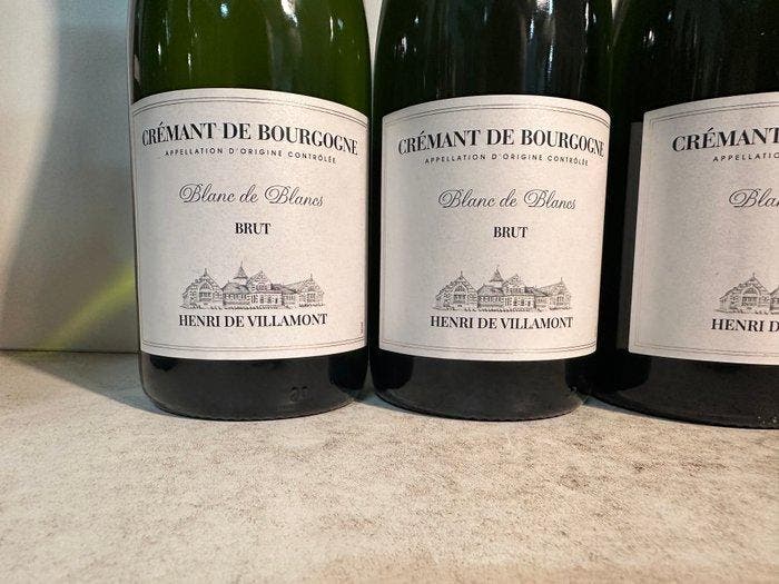Henri de Villamont, Cremant de Bourgogne Blanc de Blancs -, Verzamelen, Wijnen