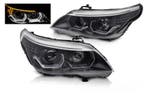 3D LED Angel Eyes koplampen Black geschikt voor BMW E60 E61, Auto-onderdelen, Verzenden, Nieuw, Universele onderdelen
