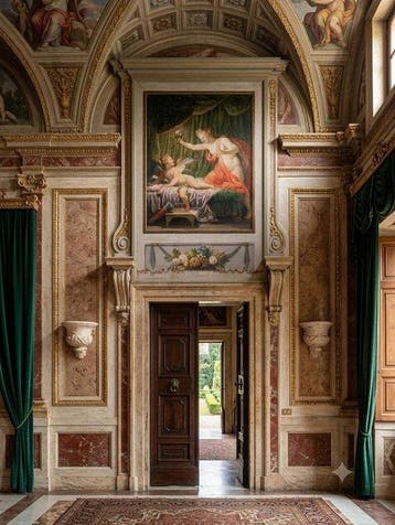 Scuola italiana (XVIII-XIX) - Amore e Psiche - cm 170x106