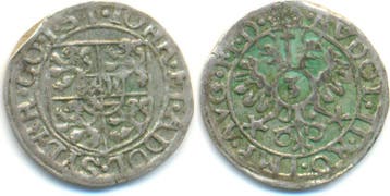 3 Kreuzer Muenzstaette Alsenz o J Salm Grumbach: Johann e..., Verzenden, België