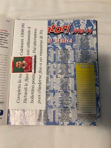 1998/99 Panini Calciatori Original edition - 1 Sticker album